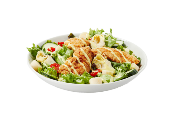 Salade-aux-tendres-de-poulet